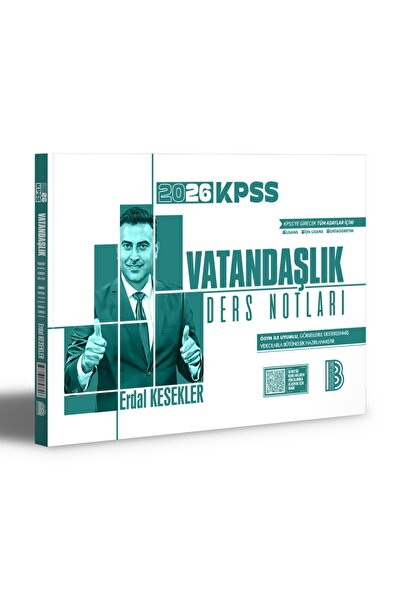 Benim Hocam Yayınları 2026 KPSS Vatandaşlık Ders Notları Benim Hocam Yayınları