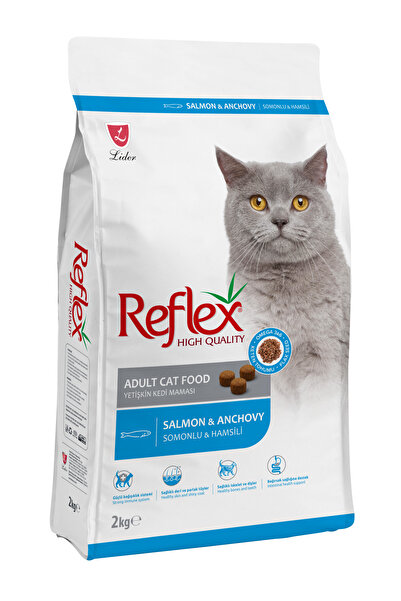 Reflex Somonlu ve Hamsili Yetişkin Kedi Maması 2 kg