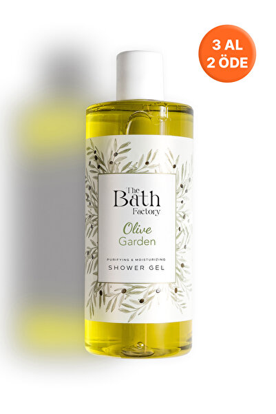 THE BATH FACTORY جل استحمام بزيت الزيتون مرطب ومغذي 400 مل