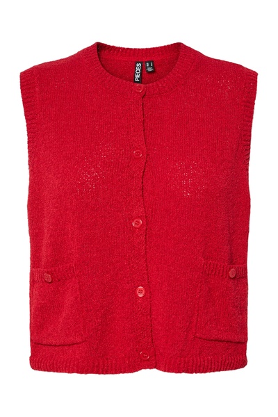 PIECES Pcjessie Sl O-Neck Knit Vest Bc