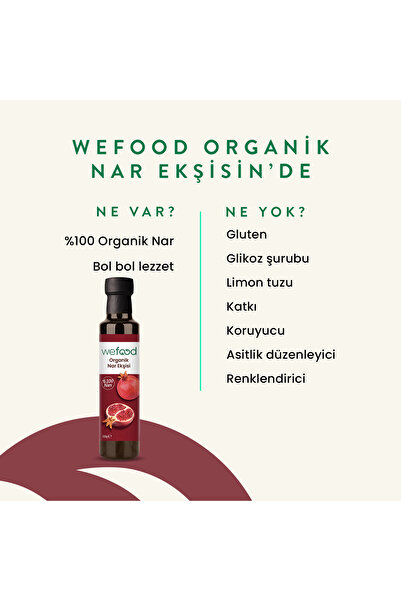 Wefood Organik Nar Ekşisi 350 Gr