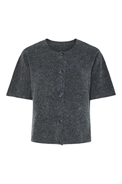 PIECES Pcjiko Ss O-Neck Knit Cardigan Bc