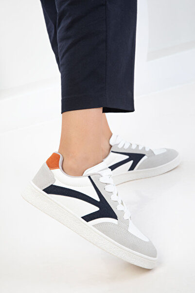 SOHO Buz-Beyaz-Lacivert Kadın Sneaker 20965