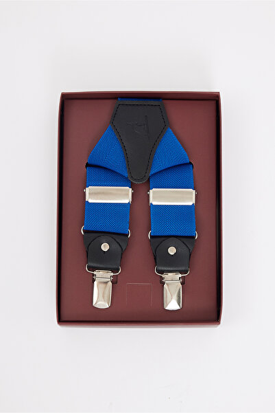 Tudors Erkek Sax Mavi Pantolon Askısı