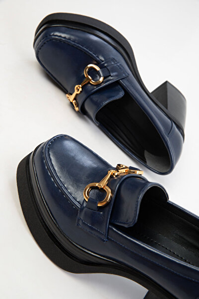SOHO Lacivert Kadın Loafer Ayakkabı 20951