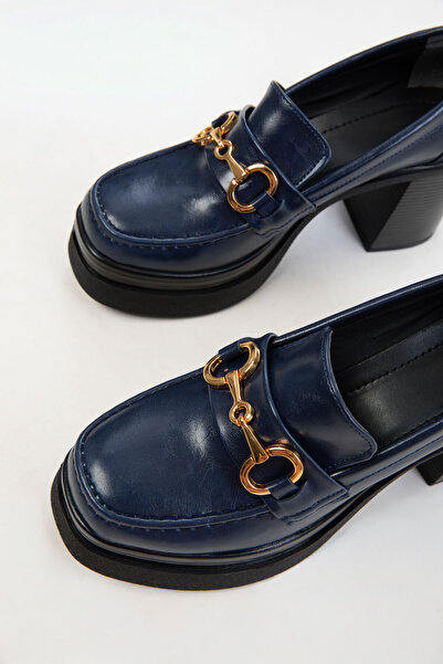 SOHO Lacivert Kadın Loafer Ayakkabı 20951