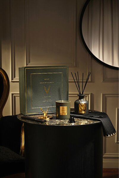 Karaca Signature Collection Reed Mum ve Oda Kokusu Seti  / Mum Söndürme Aparatı Hediyeli Italian Fig