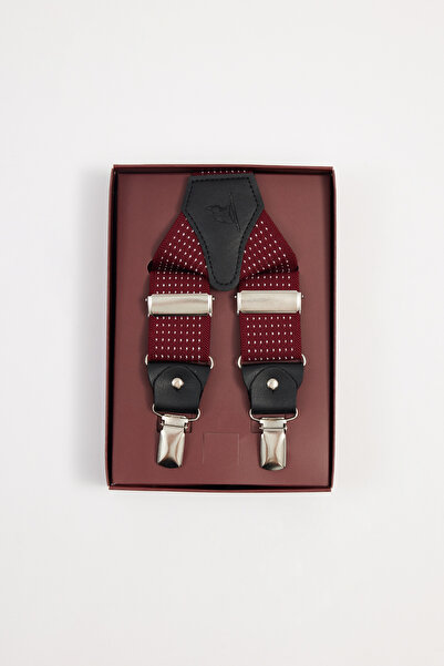Tudors Erkek Bordo Pantolon Askısı