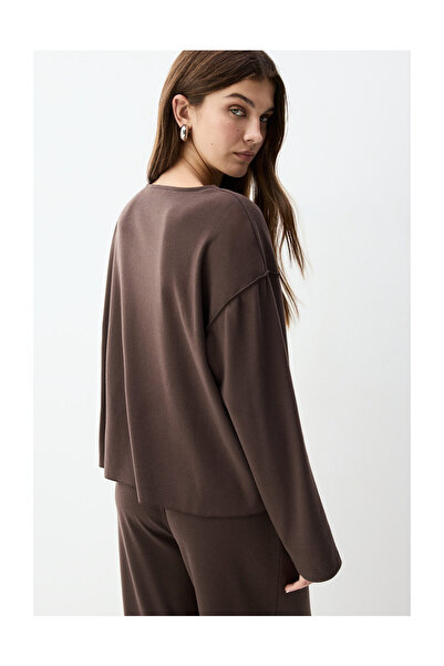 LEFTIES Dámská oversize mikina s asymetrickým střihem