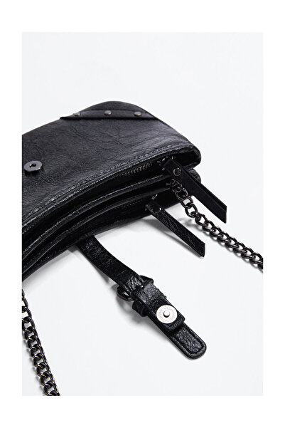 LEFTIES Dámská crossbody kabelka s řetízkovým popruhem