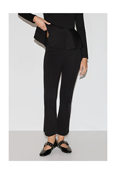 LEFTIES Damen Cropped Bell-Bottom-Leggings