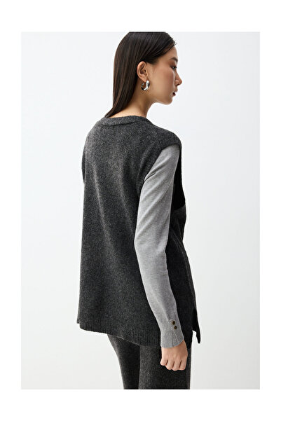 LEFTIES Dámská dlouhá pletená vesta