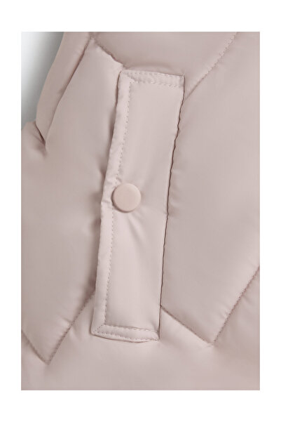 LEFTIES Dětská prošívaná vesta se vzorem cik-cak