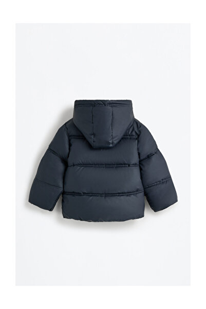 LEFTIES Gyerekek gumi bevonatú, steppelt kabátja