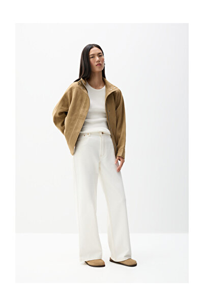 LEFTIES Γυναικείο μπουφάν bomber από ψεύτικο σουέντ