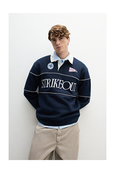 LEFTIES Мъжка поло блуза с принт