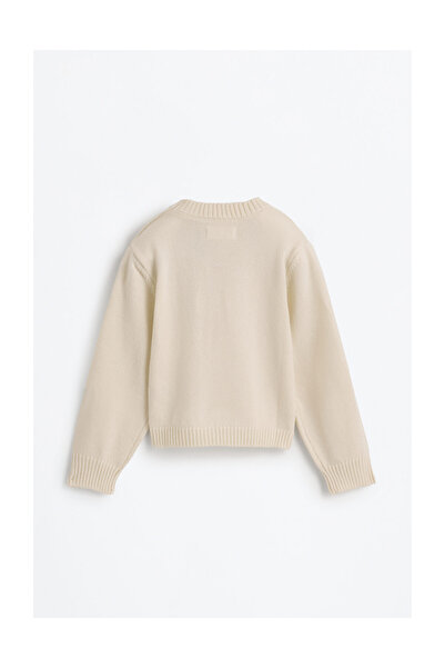 LEFTIES Kids Embroidered Knit Sweater