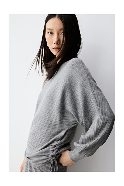 LEFTIES Dámský pletený svetr s netopýřími rukávy