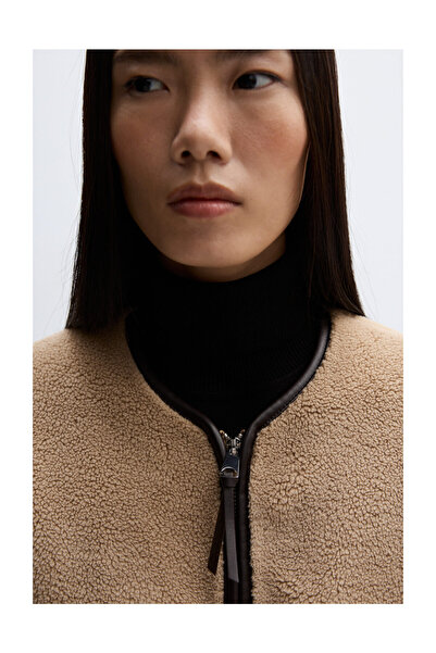 LEFTIES Women's Faux Shearling Jacket