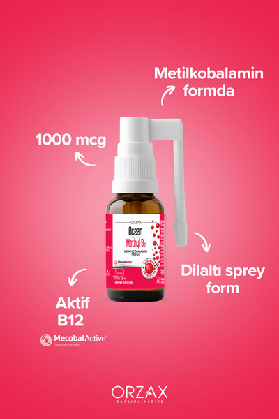 Ocean Methyl B12 1000mcg 5ml Sprey.