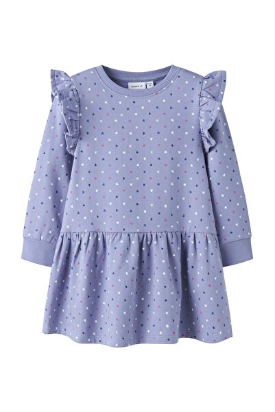 Name it NMFOEANA LS SWE DRESS BRU PB