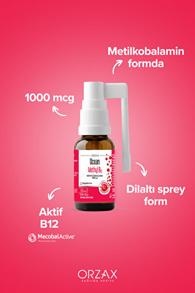 Ocean Methyl B12 1000mcg 10ml Sprey