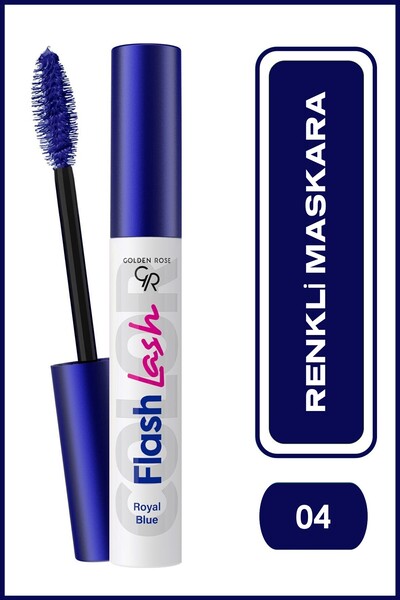 Golden Rose Flash Lash Mavi Maskara No:04 Gece Mavisi- 9 ml