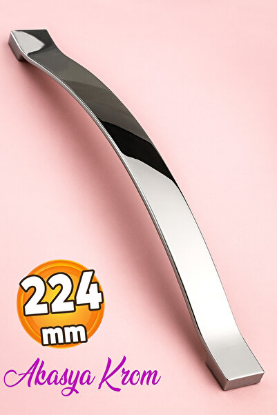 Badem10 Akasya (224 MM - 22.4 CM) Mobilya Mutfak Çekmece Dolap Dolabı Kapak K...