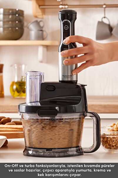 Karaca Mastermaid Prosteel 2000W Mutfak Robotu Siyah