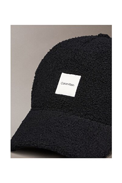 Calvin Klein Calvin Klein Women Black Boucle W Patch Cap