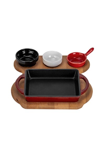 Lava مقلاة مستطيلة بمقبض مقاس 12x15 سم - Lv Eco P Tv 1215 K44