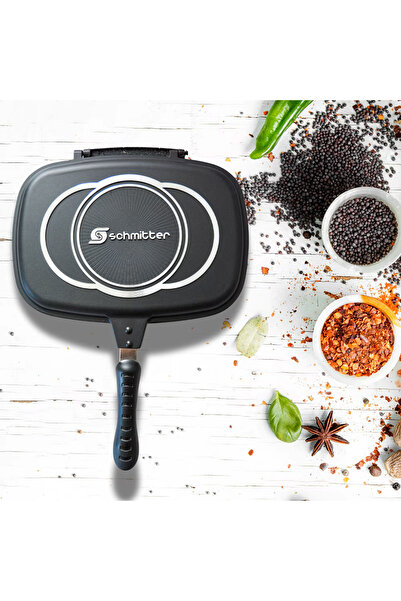 SCHMITTER Double Grill Pan, Rectangular, 32 X 23 Cm