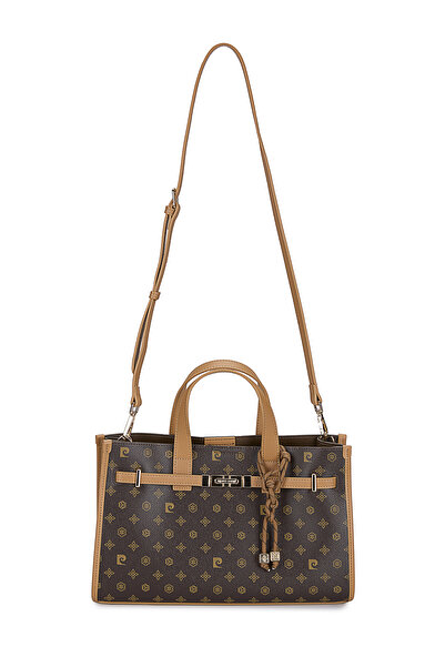 Pierre Cardin Monogram Kahve Kadın Omuz Çantası 05PO25Y834-2