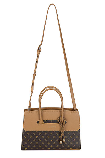Pierre Cardin Monogram Kahve Kadın Omuz Çantası 05PO25Y286