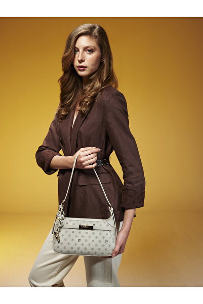 Pierre Cardin Monogram White Women's Shoulder Bag 05Po25Y839-3