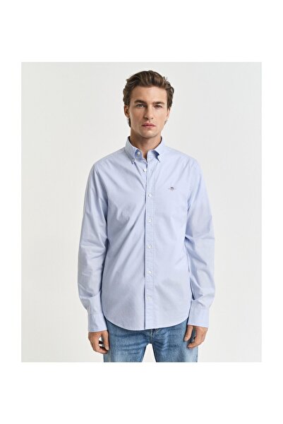 Gant Normál szabású kockás poplin ing