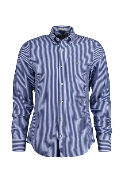 Gant Pruhovaná popelínová košile Slim Fit