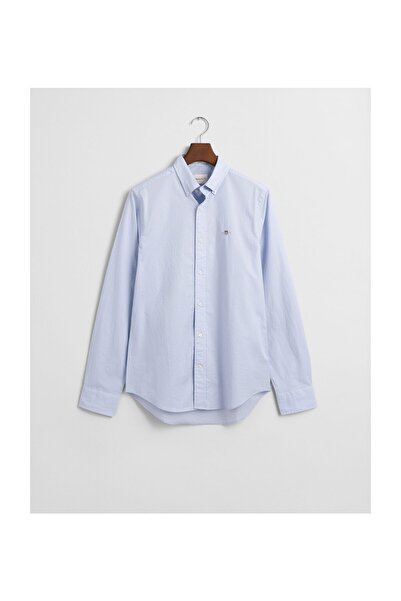 Gant Normál szabású kockás poplin ing