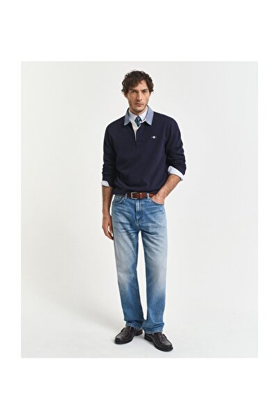 Gant Ragbyové tričko Chambray Heavy