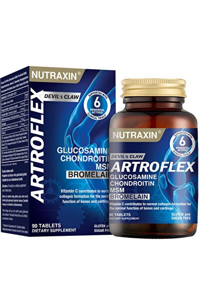 Nutraxin Artroflex 90 Tablet - Glukozamin Kondroitin MSM Bromelain Şeytan pençesi