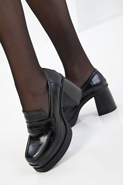 SOHO Siyah Kadın Loafer Ayakkabı 20952