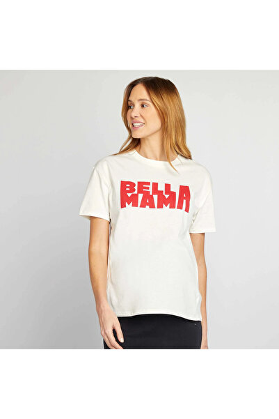 KIABI Printed nursing T-shirt WHITE