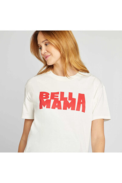 KIABI Printed nursing T-shirt WHITE