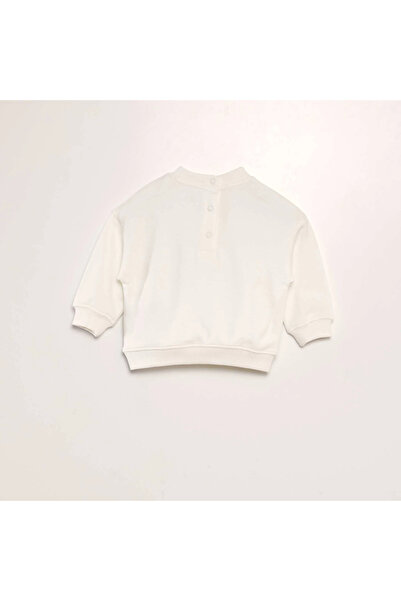 KIABI Marvel sweatshirt with round neck WHITE