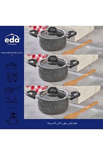 Eda Casserole Paste Set Cast Iron 16/18/20 Cm