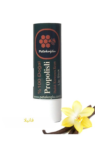 Petekoğlu Propolis, Honey, Shea, Coconut and Olive Oil Handmade Natural Lip Cream Lip Stick Balm