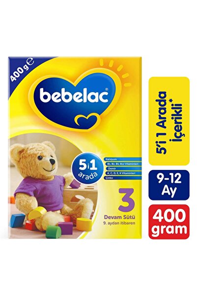 Bebelac 3 Devam Sütü 9-12 Ay 400 Gr