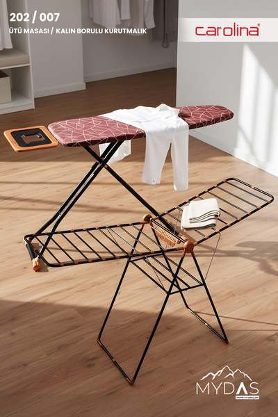 CAROLİNA 202 Ütü masası 007 Kalın Borulu Kurutmalık Set