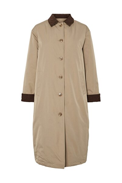 PIECES PCJORMA dlouhá manšestrová bunda NOOS