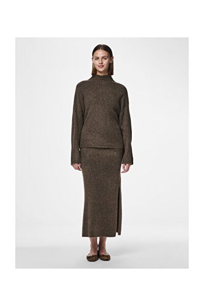 PIECES Pctulle Ls High Neck Knit Pwp Bc